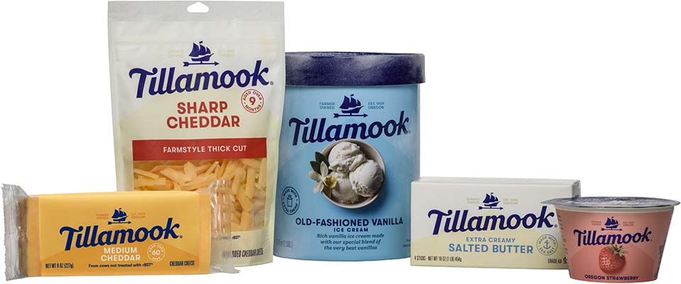 Tillamook dairy products